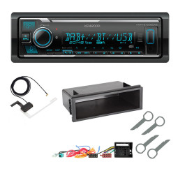 Volkswagen Fox, Transporter Kenwood Digital Media Receiver DAB+ Digital Radio Bluetooth Car Stereo Upgrade Kit Volkswagen Fox, Transporter Kenwood Digital Media Receiver DAB+ Digital Radio Bluetooth Car Stereo Upgrade Kit