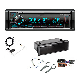 Volkswagen Kenwood KMM-BT508DAB Digital Media Receiver DAB+ Digital Radio Bluetooth Car Stereo Upgrade Kit Volkswagen Kenwood KMM-BT508DAB Digital Media Receiver DAB+ Digital Radio Bluetooth Car Stereo Upgrade Kit