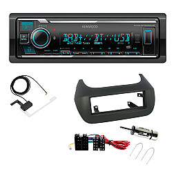 Peugeot Bipper 2009> Kenwood Digital Media Receiver DAB+ Digital Radio Bluetooth Car Stereo Upgrade Kit Peugeot Bipper 2009> Kenwood Digital Media Receiver DAB+ Digital Radio Bluetooth Car Stereo Upgrade Kit