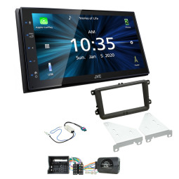Volkswagen JVC KW-M560BT 6.8" Bluetooth Digital Media Car Play / Android Auto Stereo Upgrade Kit Volkswagen JVC KW-M560BT 6.8" Bluetooth Digital Media Car Play / Android Auto Stereo Upgrade Kit