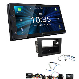 Audi A4 2001-2008 JVC KW-M560BT 6.8" Bluetooth Digital Media Car Play / Android Auto Stereo Upgrade Kit Audi A4 2001-2008 JVC KW-M560BT 6.8" Bluetooth Digital Media Car Play / Android Auto Stereo Upgrade Kit