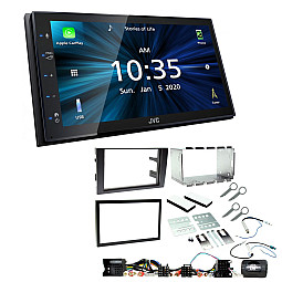 Audi A4 2001-2008 JVC KW-M560BT 6.8" Bluetooth Digital Media Car Play / Android Auto Stereo Upgrade Kit Audi A4 2001-2008 JVC KW-M560BT 6.8" Bluetooth Digital Media Car Play / Android Auto Stereo Upgrade Kit