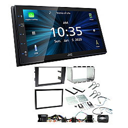 Audi A4 2001-2008 JVC KW-M560BT 6.8" Bluetooth Digital Media Car Play / Android Auto Stereo Upgrade Kit Audi A4 2001-2008 JVC KW-M560BT 6.8" Bluetooth Digital Media Car Play / Android Auto Stereo Upgrade Kit