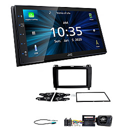 Mercedes JVC KW-M560BT 6.8" Bluetooth Digital Media CarPlay / Android Auto Stereo Upgrade Kit