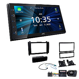 Mercedes-Benz JVC KW-M560BT 6.8" Bluetooth Digital Media Car Play / Android Auto Stereo Upgrade Kit Mercedes-Benz JVC KW-M560BT 6.8" Bluetooth Digital Media Car Play / Android Auto Stereo Upgrade Kit