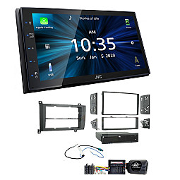Mercedes-Benz JVC KW-M560BT 6.8" Bluetooth Digital Media Car Play / Android Auto Stereo Upgrade Kit
