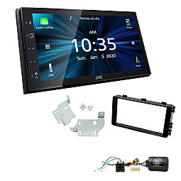 Fiat Fullback 2018> JVC KW-M560BT 6.8" Bluetooth Digital Media Car Play / Android Auto Stereo Upgrade Kit
