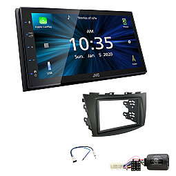 Suzuki Swift 2011-2017 JVC KW-M560BT 6.8" Bluetooth Digital Media Car Play / Android Auto Stereo Upgrade Kit