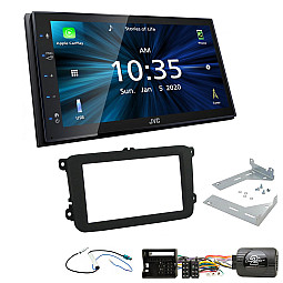 Volkswagen Magotan, Passat, Polo, Sagitar JVC KW-M560BT 6.8" Bluetooth Digital Media Car Play / Android Auto Stereo Upgrade Kit Volkswagen Magotan, Passat, Polo, Sagitar JVC KW-M560BT 6.8" Bluetooth Digital Media Car Play / Android Auto Stereo Upgrade Kit