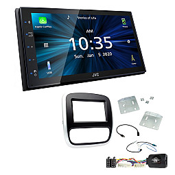 Vauxhall Vivaro 2014-2018 JVC 6.8" Bluetooth Digital Media Car Play / Android Auto Stereo Upgrade Kit Vauxhall Vivaro 2014-2018 JVC 6.8" Bluetooth Digital Media Car Play / Android Auto Stereo Upgrade Kit