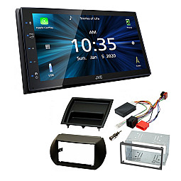 Fiat Fiorino, Qubo JVC KW-M560BT 6.8" Bluetooth Digital Media Car Play / Android Auto Stereo Upgrade Kit Fiat Fiorino, Qubo JVC KW-M560BT 6.8" Bluetooth Digital Media Car Play / Android Auto Stereo Upgrade Kit