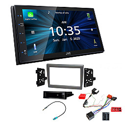 Porsche JVC KW-M560BT 6.8" Bluetooth Digital Media Car Play / Android Auto Stereo Upgrade Kit