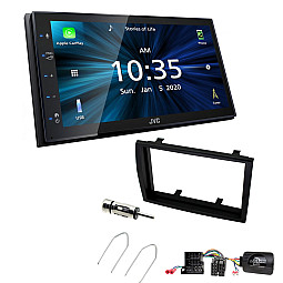 Fiat Ducato 2015-2020 JVC KW-M560BT 6.8" Bluetooth Digital Media Car Play / Android Auto Stereo Upgrade Kit