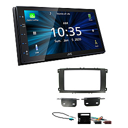 Ford Focus, Mondeo, S-Max  JVC 6.8" Bluetooth Digital Media Car Play / Android Auto Stereo Upgrade Kit Ford Focus, Mondeo, S-Max  JVC 6.8" Bluetooth Digital Media Car Play / Android Auto Stereo Upgrade Kit