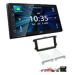 Volkswagen JVC 6.8" Bluetooth Digital Media Car Play / Android Auto Stereo Upgrade Kit Volkswagen JVC 6.8" Bluetooth Digital Media Car Play / Android Auto Stereo Upgrade Kit