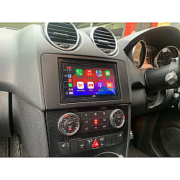 Mercedes-Benz ML JVC KW-M560BT 6.8" Bluetooth Digital Media Car Play / Android Auto Stereo Upgrade Kit Mercedes-Benz ML JVC KW-M560BT 6.8" Bluetooth Digital Media Car Play / Android Auto Stereo Upgrade Kit