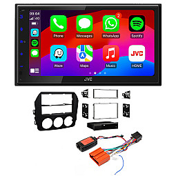 Mazda MX-5 2009-2015 JVC 6.8" CarPlay / Android Auto USB, Bluetooth Car Stereo Upgrade Pack
