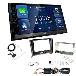 Audi TT 2006 - 2014 JVC 6.8" Screen USB Bluetooth Wireless CarPlay / Android Auto Stereo Upgrade Pack