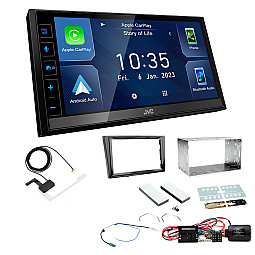Vauxhall Astra, Corsa JVC 6.8" Screen USB Bluetooth Wireless CarPlay / Android Auto Stereo Upgrade Pack Vauxhall Astra, Corsa JVC 6.8" Screen USB Bluetooth Wireless CarPlay / Android Auto Stereo Upgrade Pack