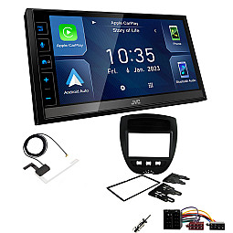 Citroen C1 2005 - 2014 JVC 6.8" Screen USB Bluetooth Wireless CarPlay / Android Auto Stereo Upgrade Pack Citroen C1 2005 - 2014 JVC 6.8" Screen USB Bluetooth Wireless CarPlay / Android Auto Stereo Upgrade Pack
