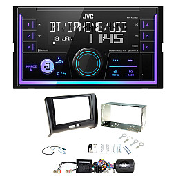Audi TT (2006-2014) JVC Double Din Mechless USB, Bluetooth, AUX, iPod/iPhone Car Stereo Upgrade Pack