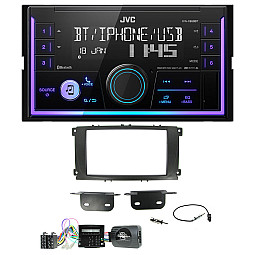 Ford Focus, Mondeo, S-Max  JVC Double Din Mechless USB, Bluetooth, AUX, iPod/iPhone Car Stereo Upgrade Pack