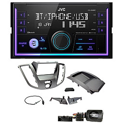 Ford Transit 2015 - 2021 JVC Double Din Mechless USB, Bluetooth, AUX, iPod/iPhone Car Stereo Upgrade Pack Ford Transit 2015 - 2021 JVC Double Din Mechless USB, Bluetooth, AUX, iPod/iPhone Car Stereo Upgrade Pack