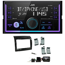 Fiat Ducato 2012 - 2014 JVC Double Din Mechless USB, Bluetooth, AUX, iPod/iPhone Car Stereo Upgrade Pack Fiat Ducato 2012 - 2014 JVC Double Din Mechless USB, Bluetooth, AUX, iPod/iPhone Car Stereo Upgrade Pack