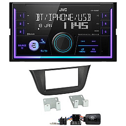 Iveco Daily 2014-2021 JVC Double Din Mechless USB, Bluetooth, AUX, iPod/iPhone Car Stereo Upgrade Pack Iveco Daily 2014-2021 JVC Double Din Mechless USB, Bluetooth, AUX, iPod/iPhone Car Stereo Upgrade Pack