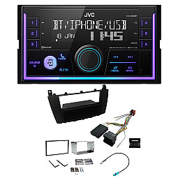Mercedes CLC 2008 - 2011 JVC Mechless USB, Bluetooth, AUX, iPod/iPhone Car Stereo Upgrade Pack