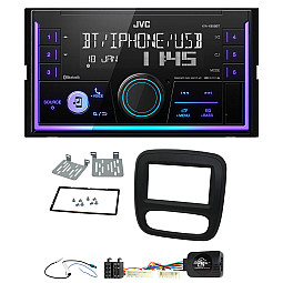 Renault Trafic 2014-2017 JVC Mechless USB, Bluetooth, AUX, iPod/iPhone Car Stereo Upgrade Pack