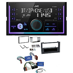 Saab 9-3 2006-2014 JVC Mechless USB, Bluetooth, AUX, iPod/iPhone Car Stereo Upgrade Pack Saab 9-3 2006-2014 JVC Mechless USB, Bluetooth, AUX, iPod/iPhone Car Stereo Upgrade Pack