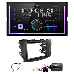 Suzuki Swift 2011-2017 JVC Mechless USB, Bluetooth, AUX, iPod/iPhone Car Stereo Upgrade Pack