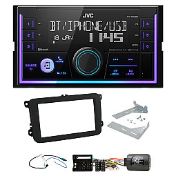 JVC Mechless USB, Bluetooth, AUX, iPod/iPhone Car Stereo Upgrade Pack For Volkswagen JVC Mechless USB, Bluetooth, AUX, iPod/iPhone Car Stereo Upgrade Pack For Volkswagen