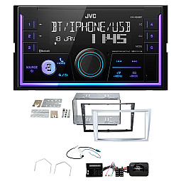 Vauxhall Astra, Antara, Zafira JVC Mechless USB, Bluetooth, AUX, iPod/iPhone Car Stereo Upgrade Pack