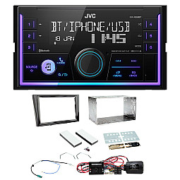 Vauxhall Astra H, Corsa JVC Mechless USB, Bluetooth, AUX, iPod/iPhone Car Stereo Upgrade Pack Vauxhall Astra H, Corsa JVC Mechless USB, Bluetooth, AUX, iPod/iPhone Car Stereo Upgrade Pack