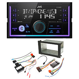 Saab 9-3 2006-2013 JVC Mechless USB, Bluetooth, AUX, iPod/iPhone Car Stereo Upgrade Pack Saab 9-3 2006-2013 JVC Mechless USB, Bluetooth, AUX, iPod/iPhone Car Stereo Upgrade Pack