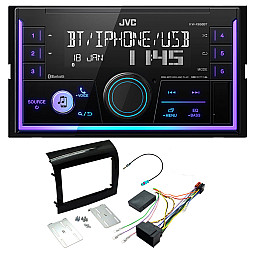 Vauxhall Movano 2022 Onward JVC Double Din Mechless USB, Bluetooth, AUX, iPod/iPhone Car Stereo Upgrade Pack