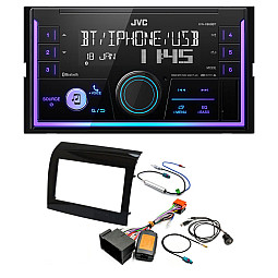 Fiat Ducato 2014 Onwards JVC Double Din Mechless USB, Bluetooth, AUX, iPod/iPhone Car Stereo Upgrade Pack Fiat Ducato 2014 Onwards JVC Double Din Mechless USB, Bluetooth, AUX, iPod/iPhone Car Stereo Upgrade Pack