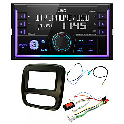 Renault Trafic 2014-2022 JVC Mechless USB, Bluetooth, AUX, iPod/iPhone Car Stereo Upgrade Pack