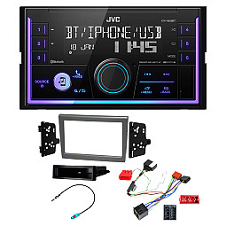 Porsche 911, Boxster, Cayman JVC Mechless USB, Bluetooth, AUX, iPod/iPhone Car Stereo Upgrade Pack Porsche 911, Boxster, Cayman JVC Mechless USB, Bluetooth, AUX, iPod/iPhone Car Stereo Upgrade Pack