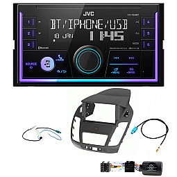 Ford Transit Connect 2019> JVC Double Din Mechless USB, Bluetooth, AUX, iPod/iPhone Car Stereo Upgrade Pack Ford Transit Connect 2019> JVC Double Din Mechless USB, Bluetooth, AUX, iPod/iPhone Car Stereo Upgrade Pack