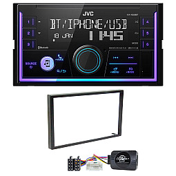 Honda CR-V 2005-2007 JVC Double Din Mechless USB, Bluetooth, AUX, iPod/iPhone Car Stereo Upgrade Pack