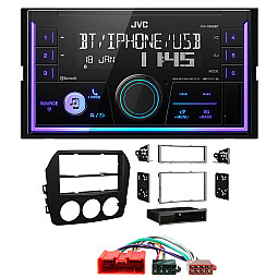 Mazda MX-5 (2009-2015) JVC Double Din Mechless USB, Bluetooth, AUX, iPod/iPhone Car Stereo Upgrade Pack Mazda MX-5 (2009-2015) JVC Double Din Mechless USB, Bluetooth, AUX, iPod/iPhone Car Stereo Upgrade Pack