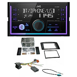 Mercedes ML 2005-2011 JVC Mechless USB, Bluetooth, AUX, iPod/iPhone Car Stereo Upgrade Pack Mercedes ML 2005-2011 JVC Mechless USB, Bluetooth, AUX, iPod/iPhone Car Stereo Upgrade Pack