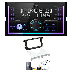 Volkswagen JVC KW-X850BT USB, Bluetooth, AUX, iPod/iPhone Car Stereo Upgrade Pack Volkswagen JVC KW-X850BT USB, Bluetooth, AUX, iPod/iPhone Car Stereo Upgrade Pack