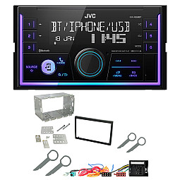 VW Polo 9N3 2005-2009 JVC Mechless USB, Bluetooth, AUX, iPod/iPhone Stereo Upgrade Pack