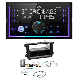 VW T6 2015 - 2019 JVC Mechless USB, Bluetooth, AUX, iPod/iPhone Stereo Upgrade Pack VW T6 2015 - 2019 JVC Mechless USB, Bluetooth, AUX, iPod/iPhone Stereo Upgrade Pack
