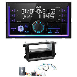Volkswagen Transporter T5 / T5.1 JVC USB, Bluetooth, AUX, iPod/iPhone Stereo Upgrade Pack Volkswagen Transporter T5 / T5.1 JVC USB, Bluetooth, AUX, iPod/iPhone Stereo Upgrade Pack