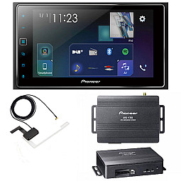 Pioneer 6.2" Screen DAB+ Radio Bluetooth Apple CarPlay USB With Navigation Add-on System
